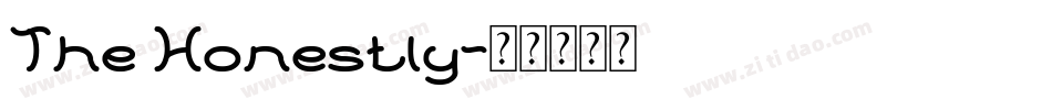 The Honestly字体转换